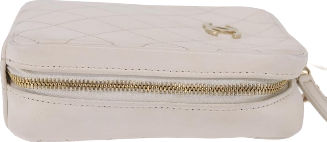 Chanel Zip Around Phone Case with Chain Quilted Lambskin