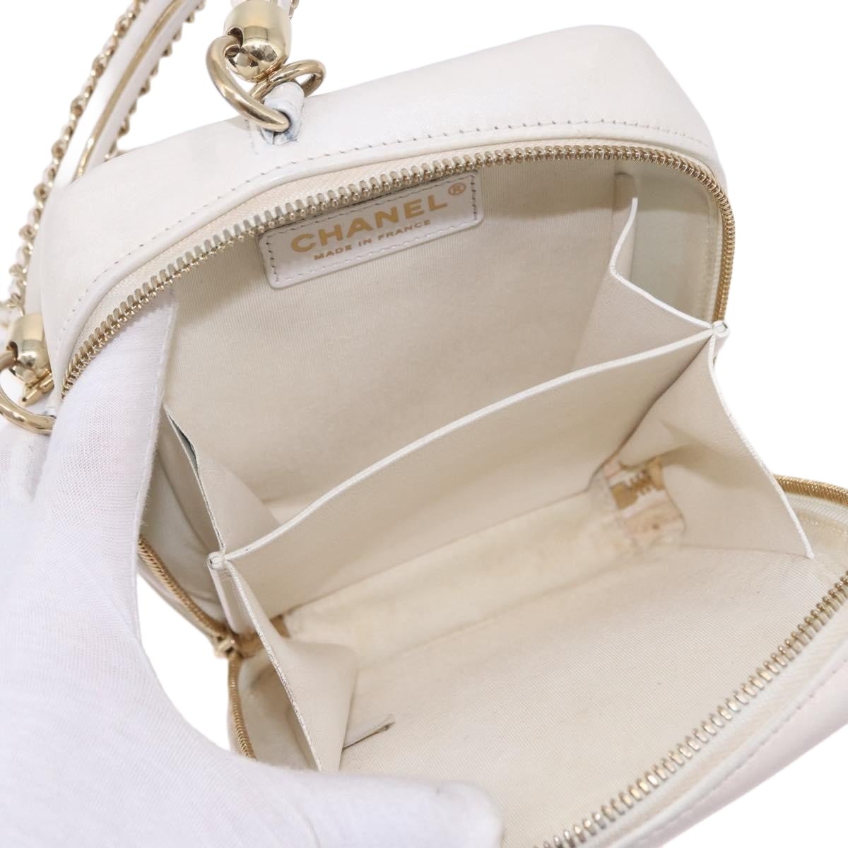 Chanel Zip Around Phone Case with Chain Quilted Lambskin