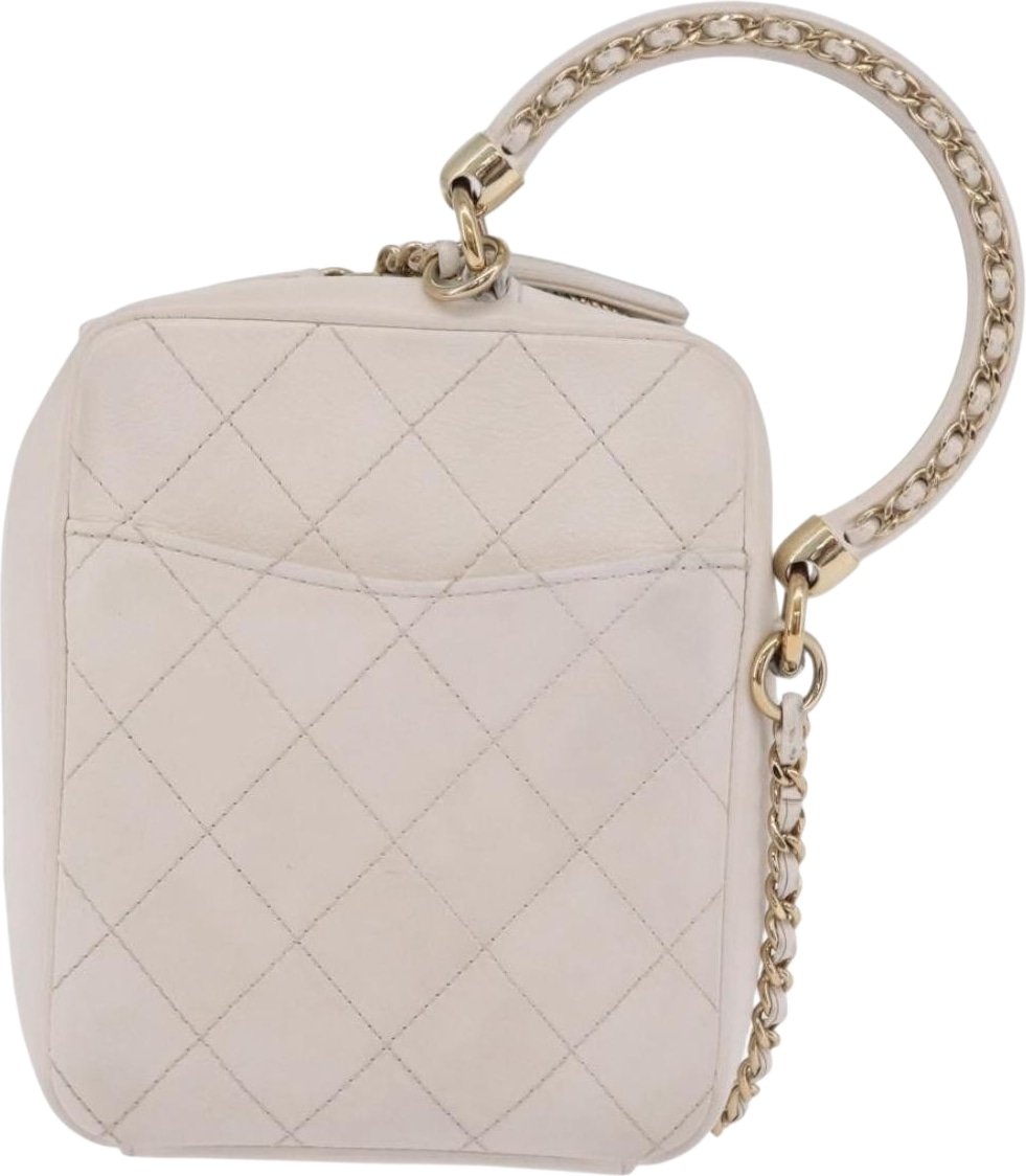 Chanel Zip Around Phone Case with Chain Quilted Lambskin