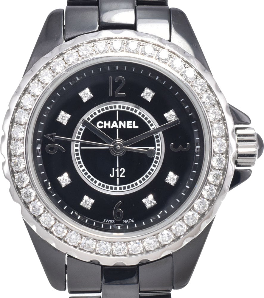 Chanel J12 Quartz Ceramic and Stainless Steel with Sapphire Bezel and Diamond Markers 29