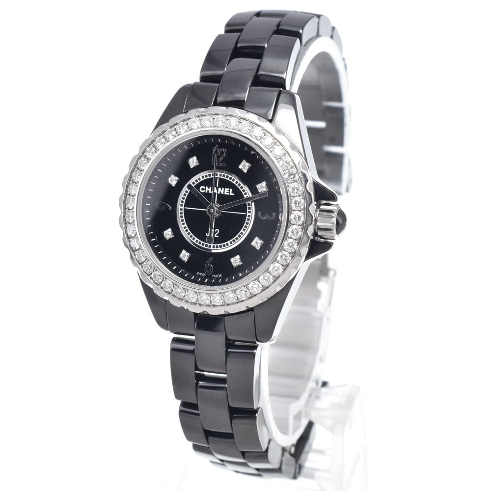 Chanel J12 Quartz Ceramic and Stainless Steel with Sapphire Bezel and Diamond Markers 29