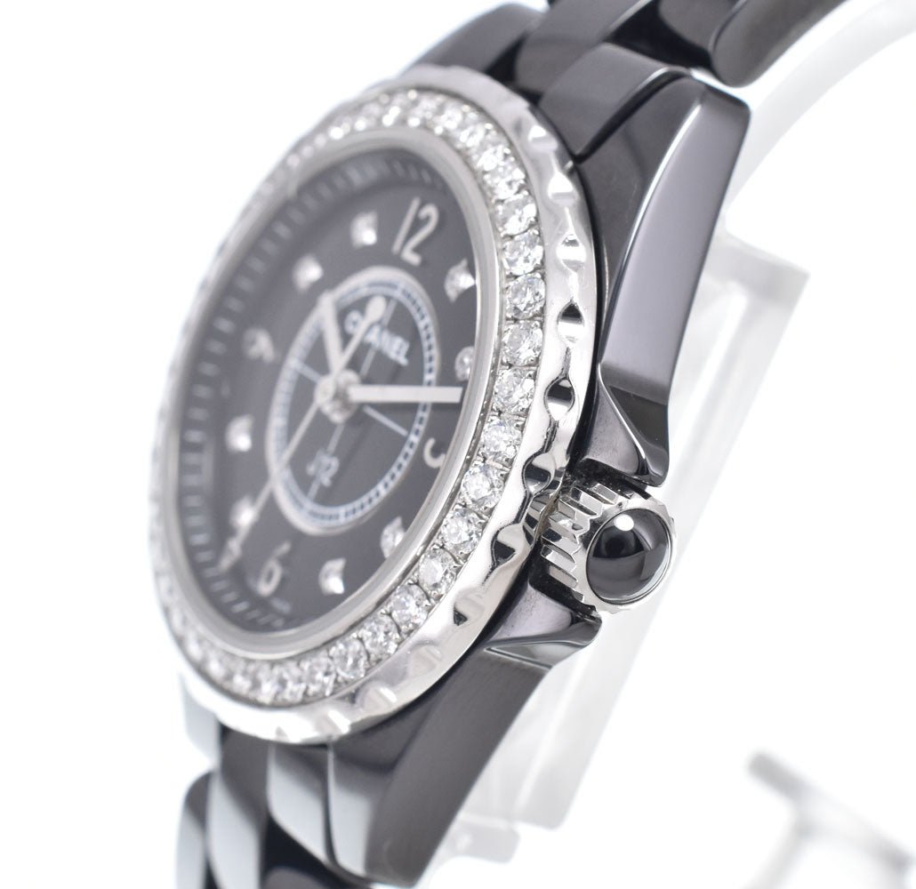 Chanel J12 Quartz Ceramic and Stainless Steel with Sapphire Bezel and Diamond Markers 29