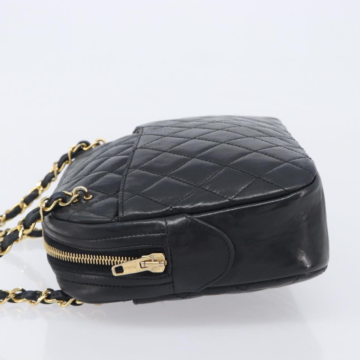 Chanel Vintage Front Pocket Camera Chevron Lambskin Small