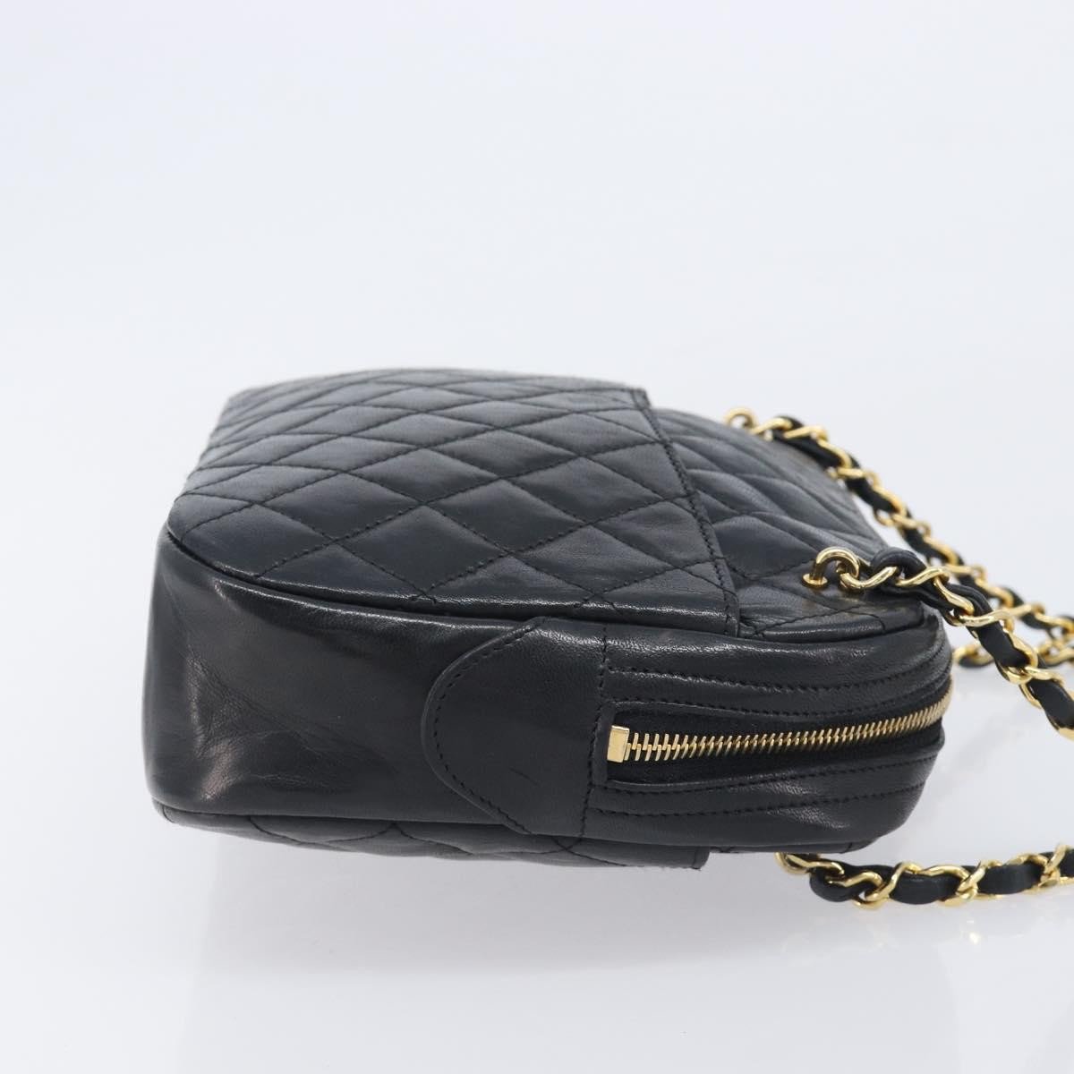 Chanel Vintage Front Pocket Camera Chevron Lambskin Small