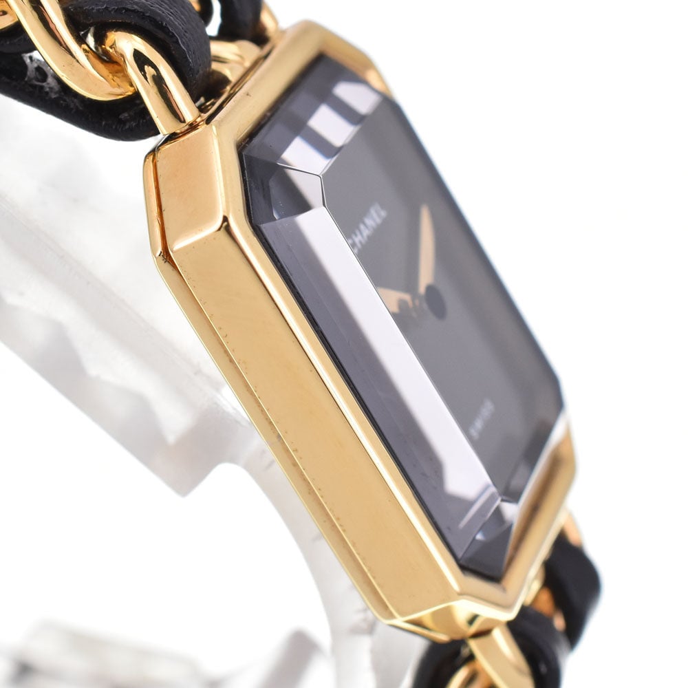 Chanel Premiere Rock Quartz Stainless Steel and Leather 20