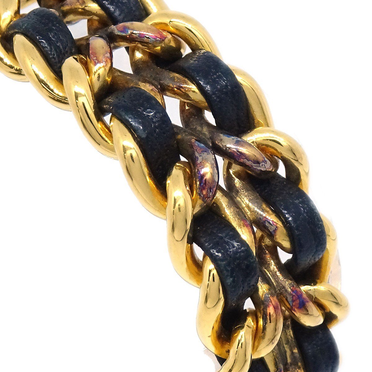 Chanel Premiere Rock Quartz Plated Metal and Leather 20