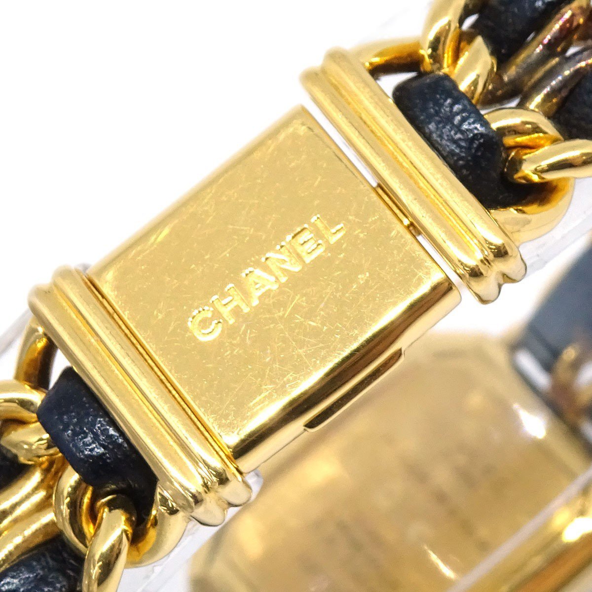 Chanel Premiere Rock Quartz Plated Metal and Leather 20