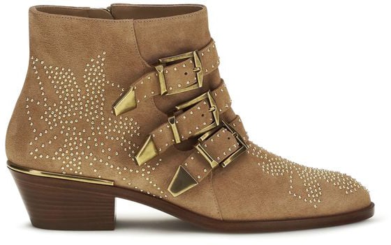 Chloé Multicolor Calf Leather Bos Taurus Ankle Boots