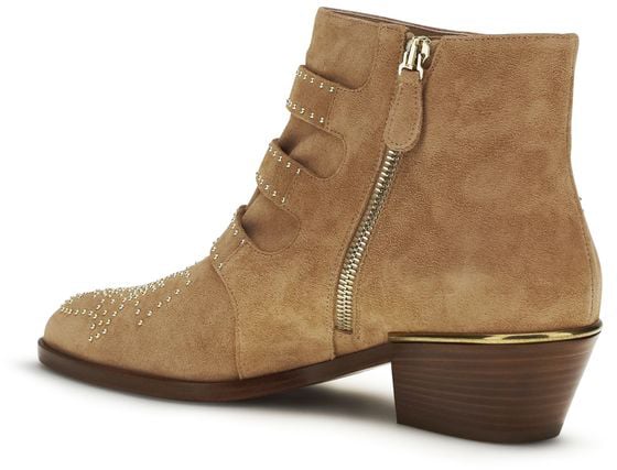 Chloé Multicolor Calf Leather Bos Taurus Ankle Boots