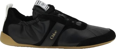 Chloé Black Goatskin Athletic Sneakers