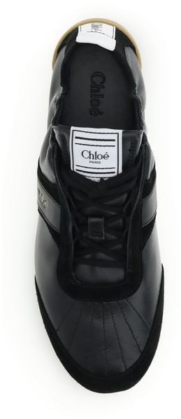 Chloé Black Goatskin Athletic Sneakers