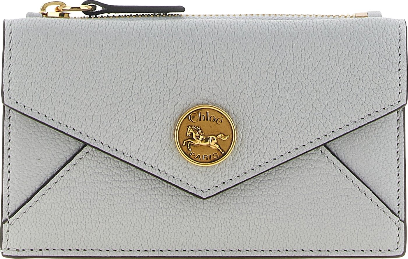 Chloé Blue Goatskin Cardholder