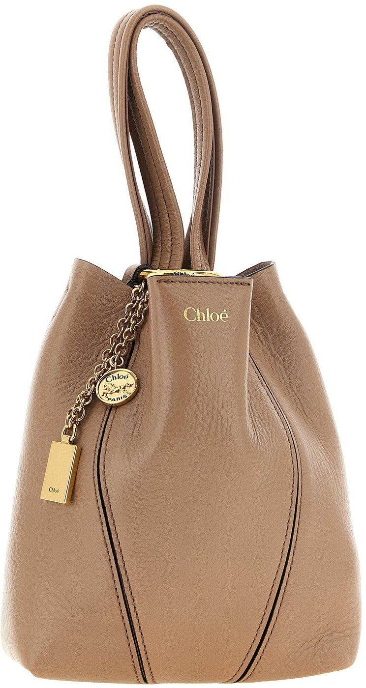 Chloé Multicolor Cowhide Tote Bag