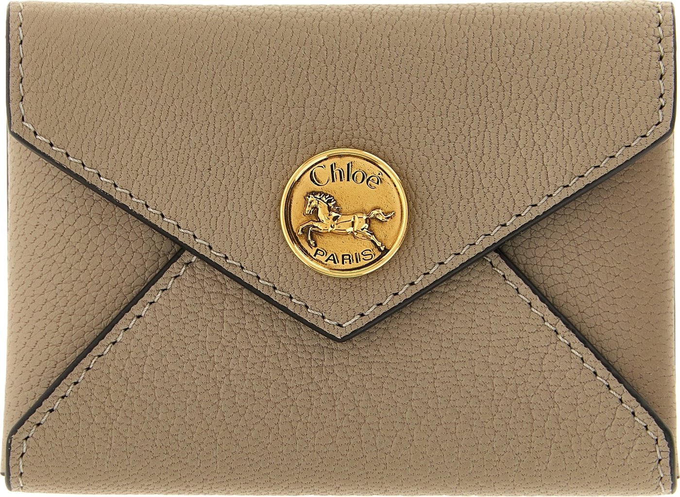 Chloé Beige Goatskin Cardholder