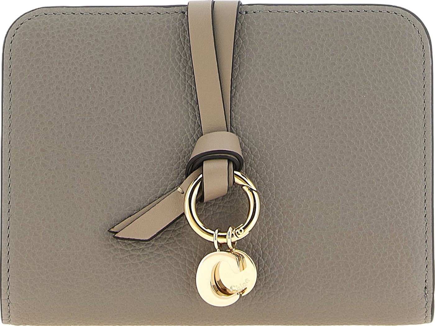 Chloé Gray Calfskin Cardholder