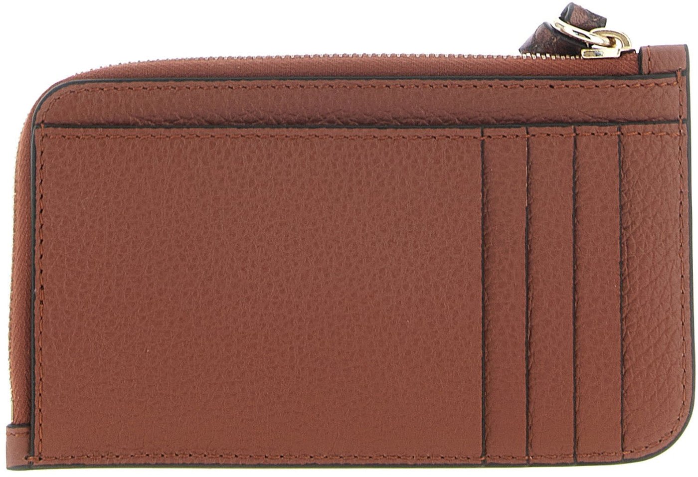 Chloé Brown Calfskin Cardholder