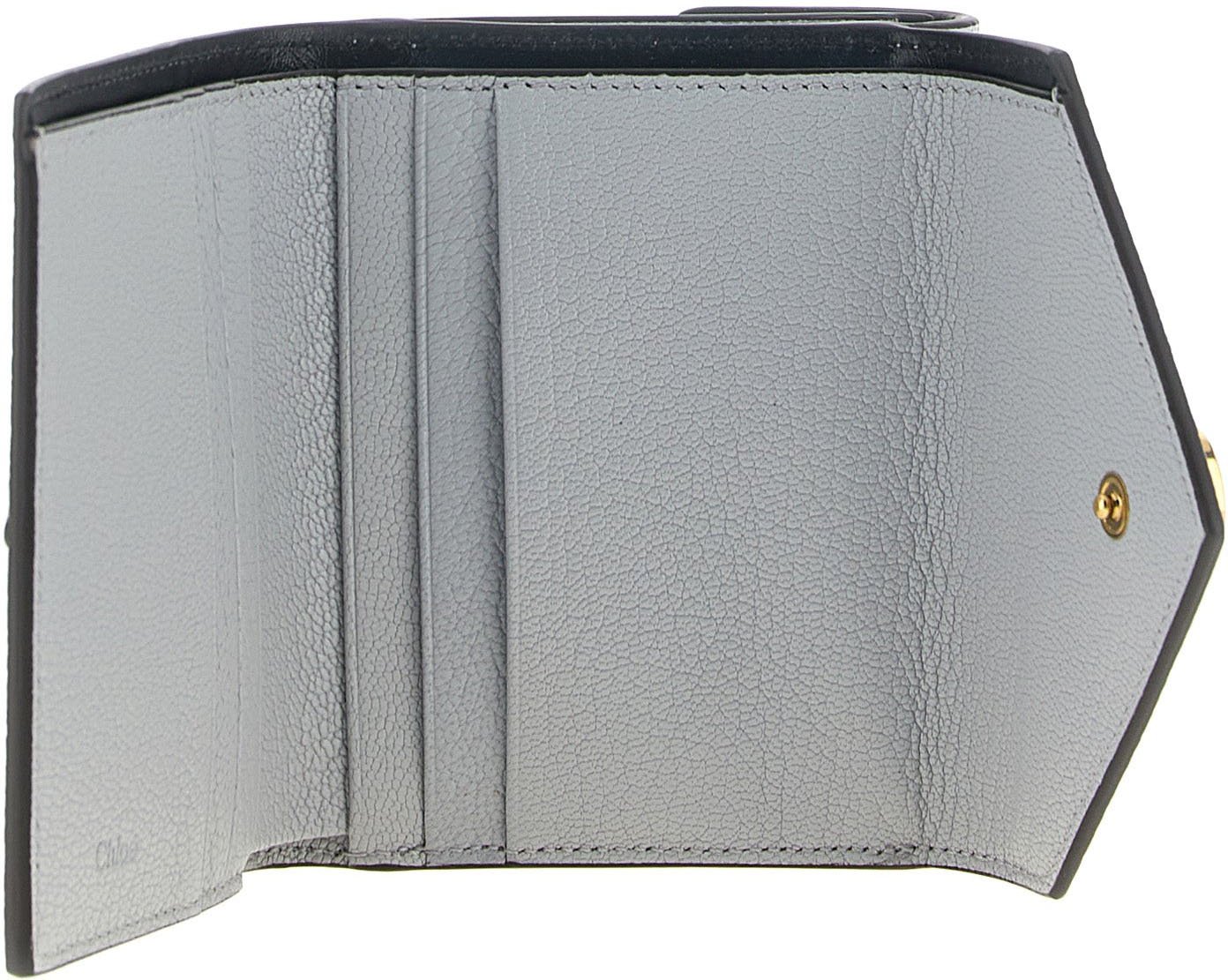 Chloé Blue Goatskin Cardholder