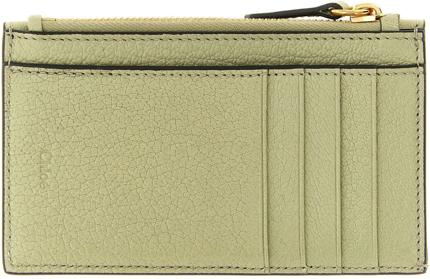 Chloé Bicolor Goatskin Cardholder