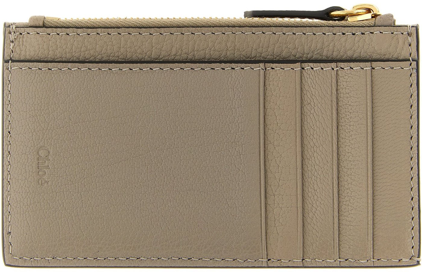 Chloé Beige Goatskin Cardholder