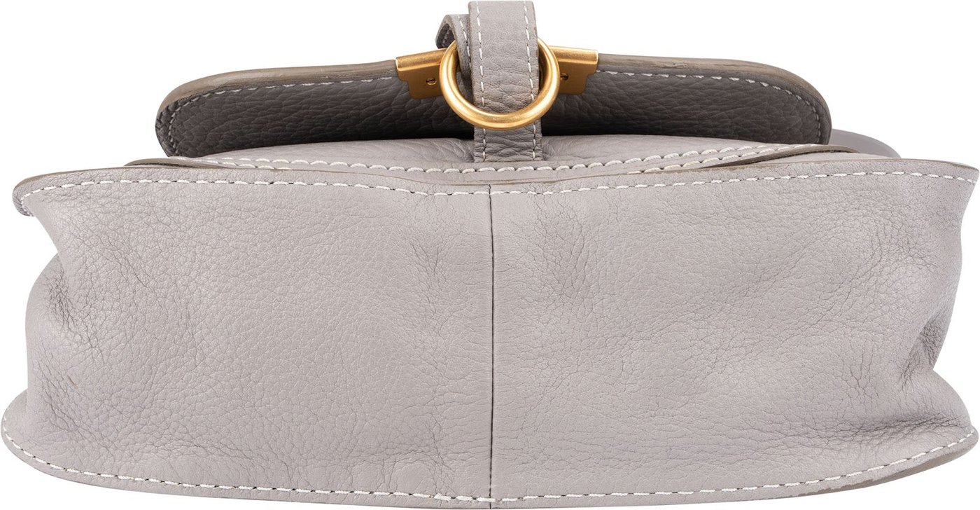 Chloé Grained Calfskin Mini Marcie Crossbody Handbag
