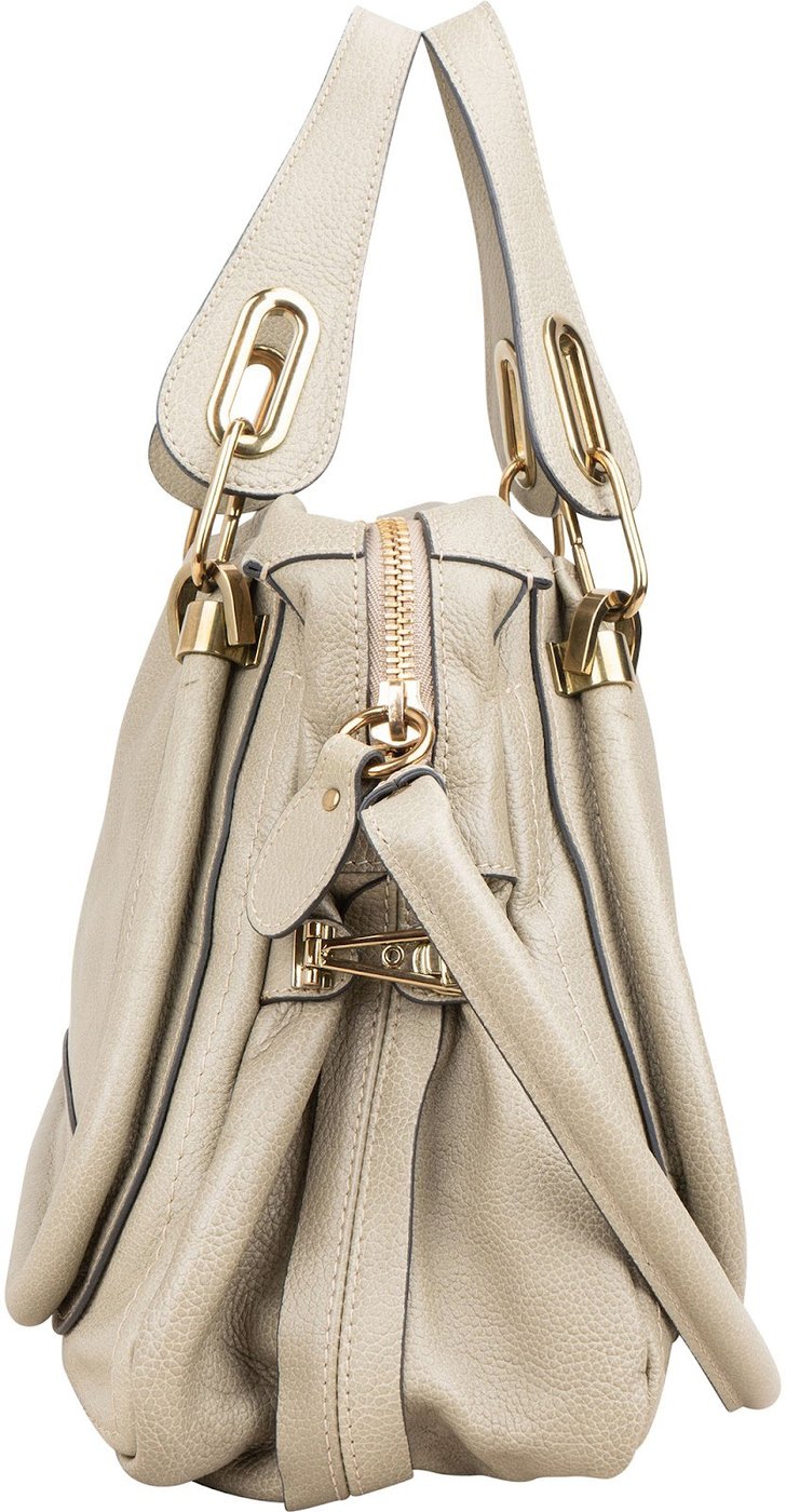 Chloé Grained Leather Paraty Shoulder Handbag