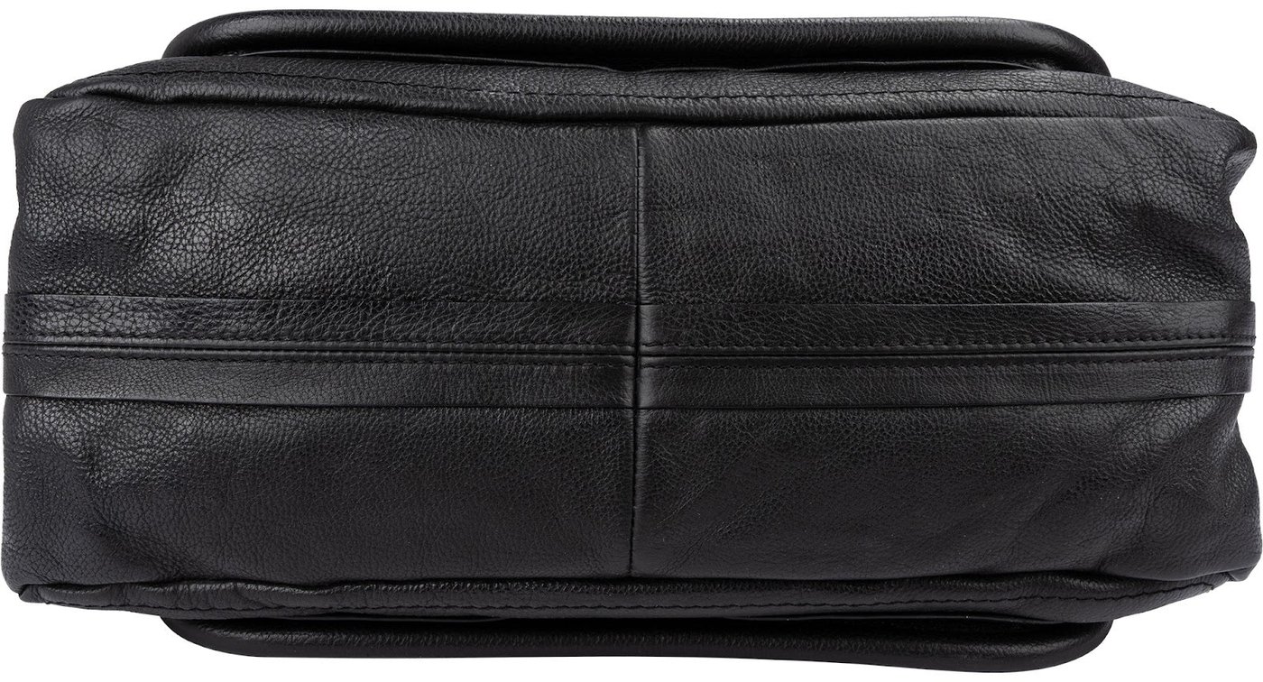 Chloé Black Leather Paraty Shoulder Handbag