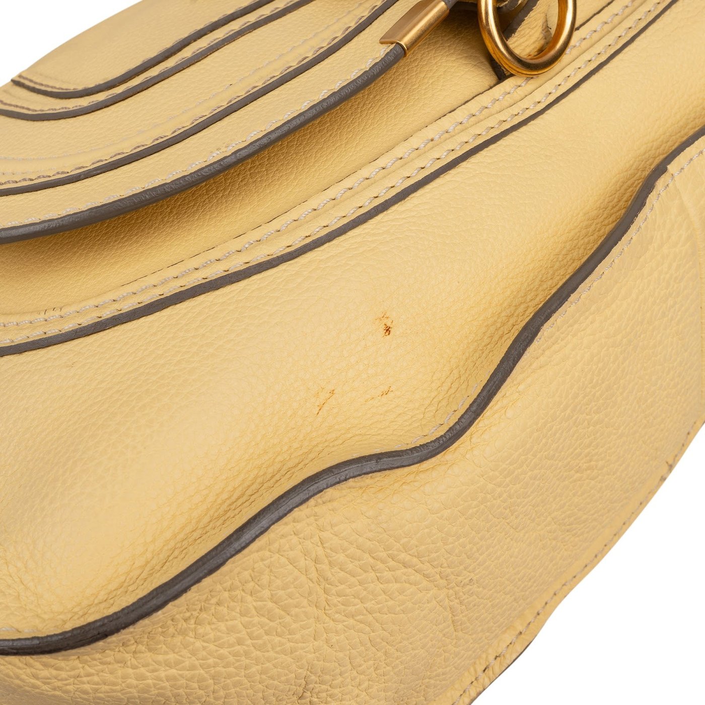 Chloé Grained Calfskin Marcie Double Carry Handbag