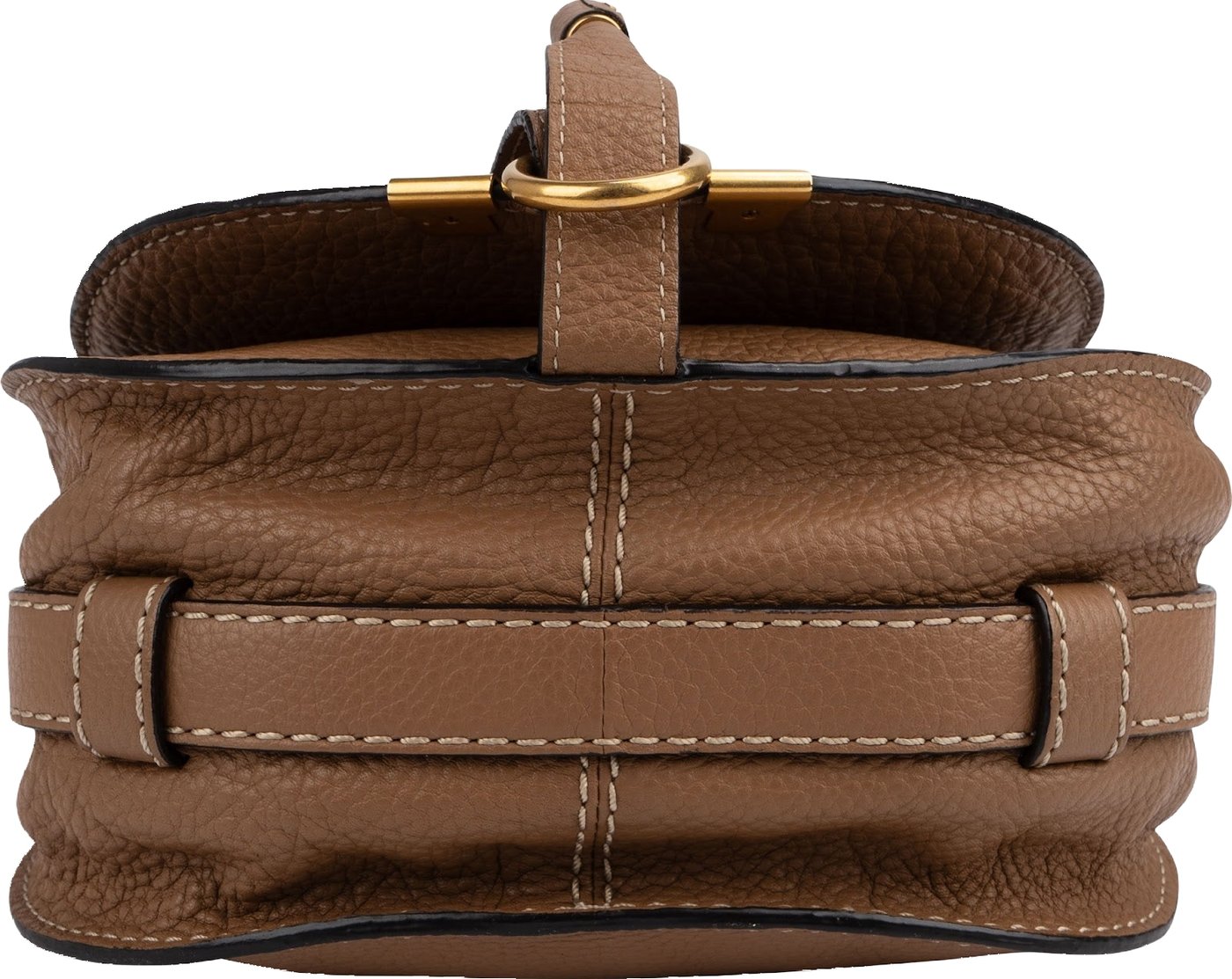 Chloé Grained Calfskin Mini Marcie Saddle Crossbody Bag