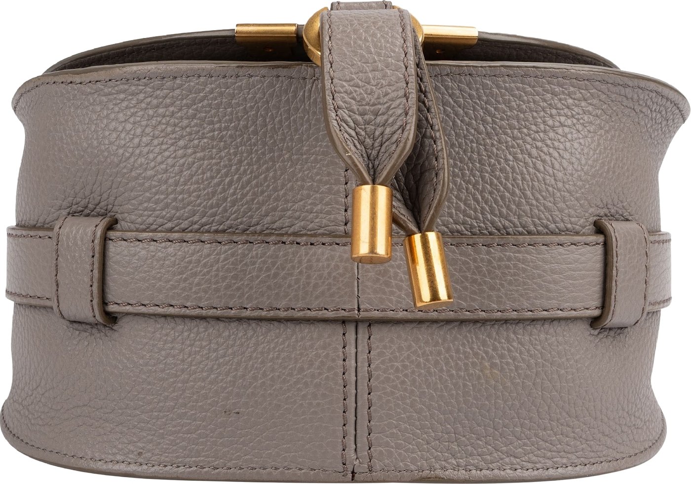Chloé Grained Calfskin Mini Marcie Saddle Crossbody Bag