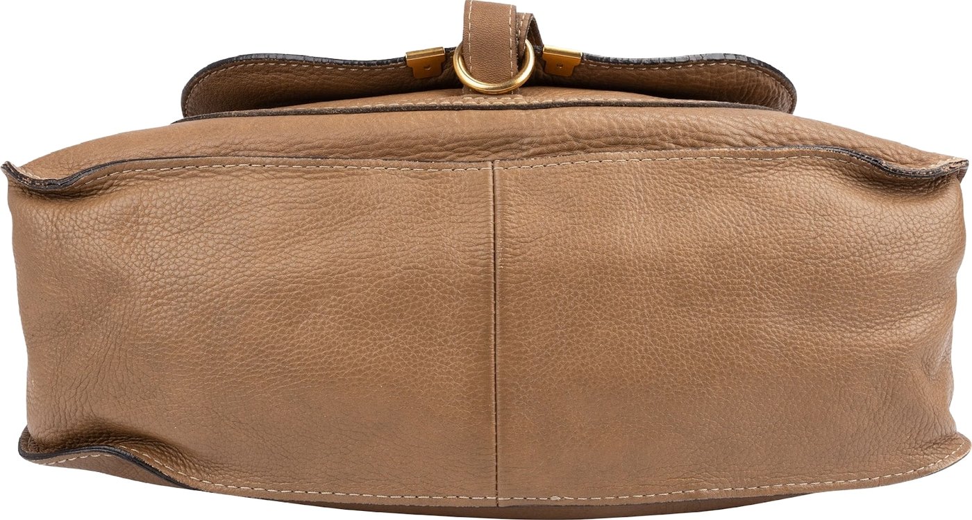 Chloé Grained Calfskin Marcie Medium Satchel Handbag