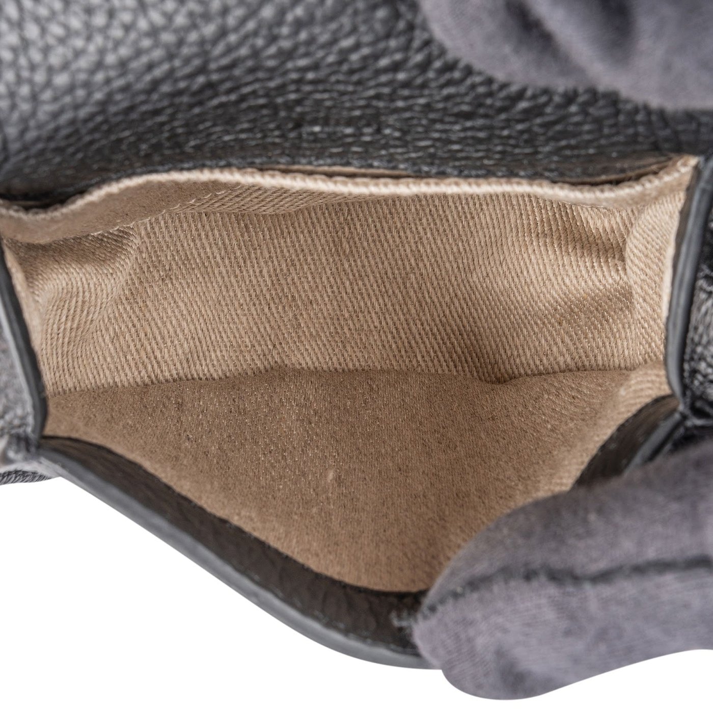 Chloé Grained Calfskin Nano Marcie Saddle Crossbody Bag