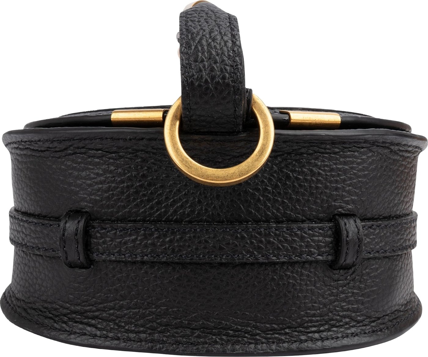Chloé Grained Calfskin Nano Marcie Saddle Crossbody Bag