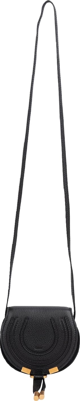 Chloé Grained Calfskin Nano Marcie Saddle Crossbody Bag
