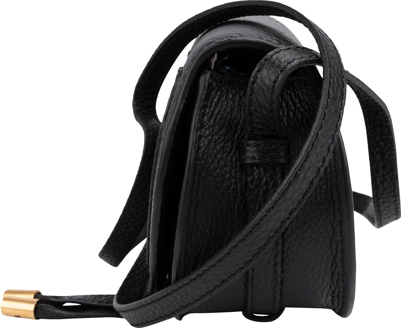 Chloé Grained Calfskin Nano Marcie Saddle Crossbody Bag
