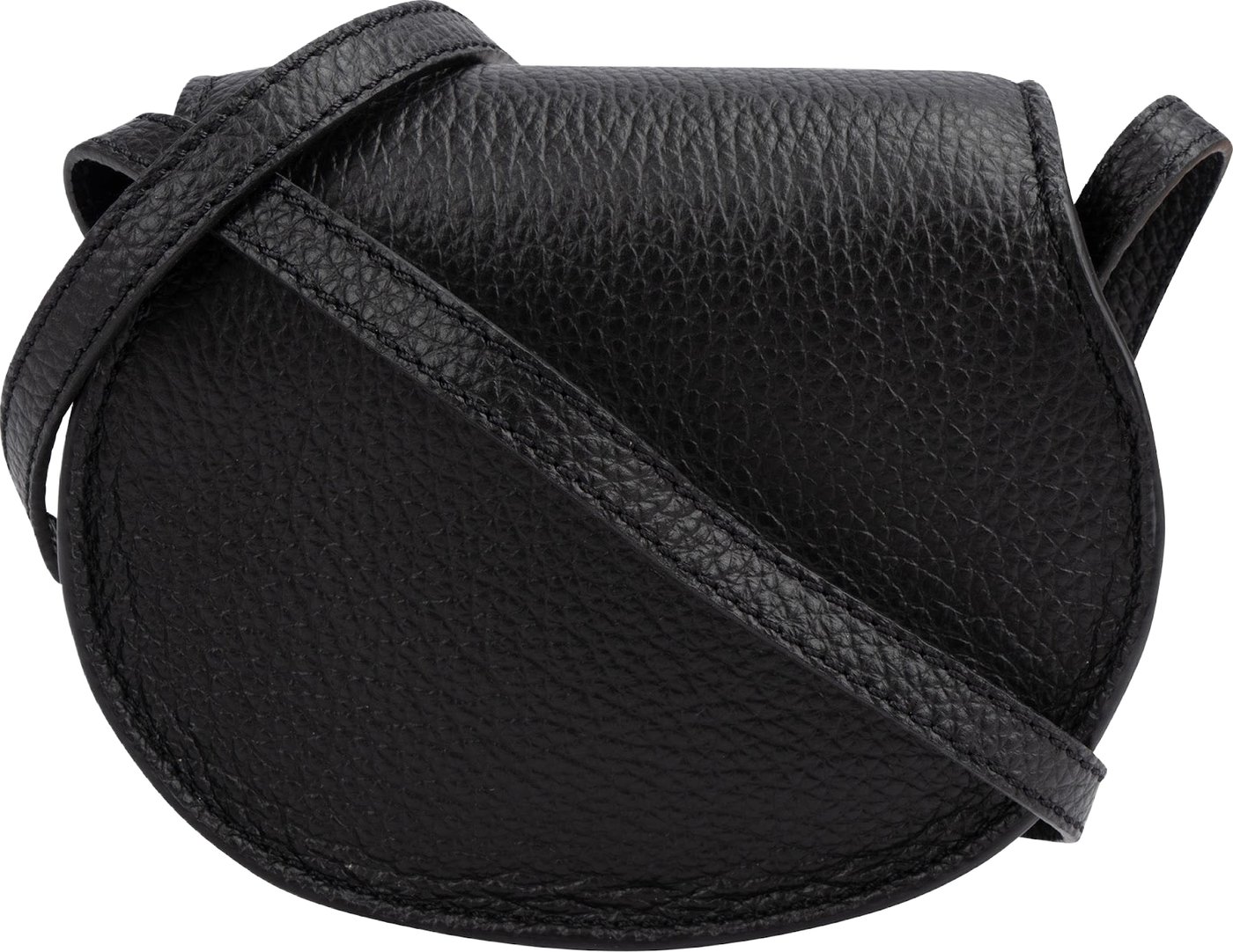 Chloé Grained Calfskin Nano Marcie Saddle Crossbody Bag
