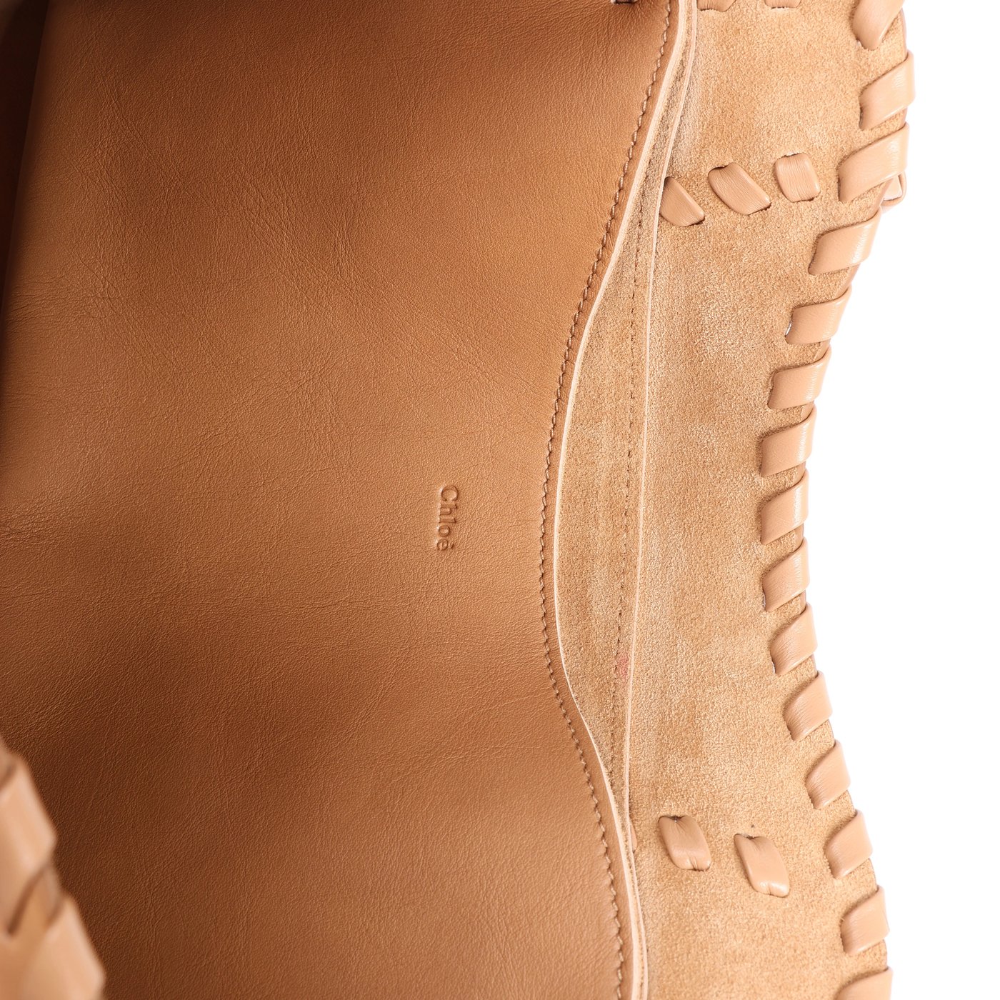 Chloe Mony Leather Leather Shoulder Bag in Brown