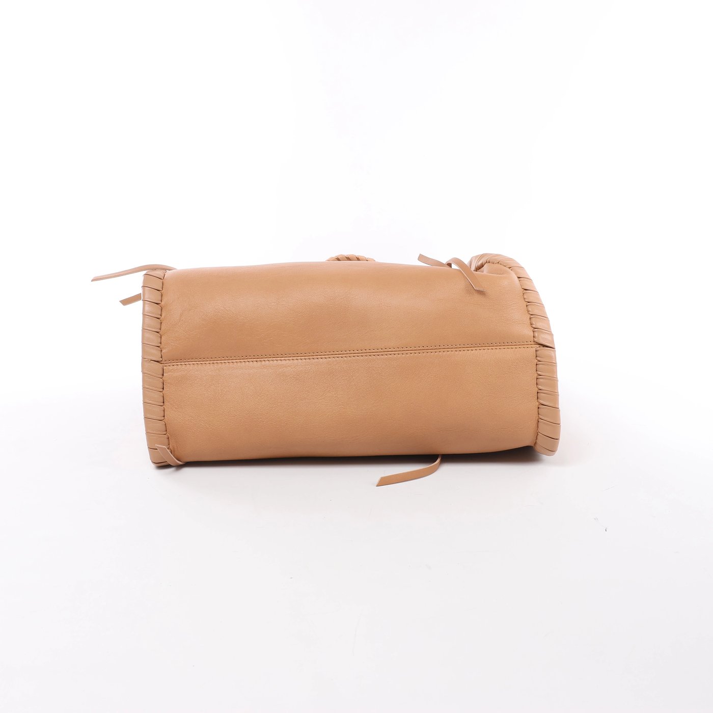 Chloe Mony Leather Leather Shoulder Bag in Brown