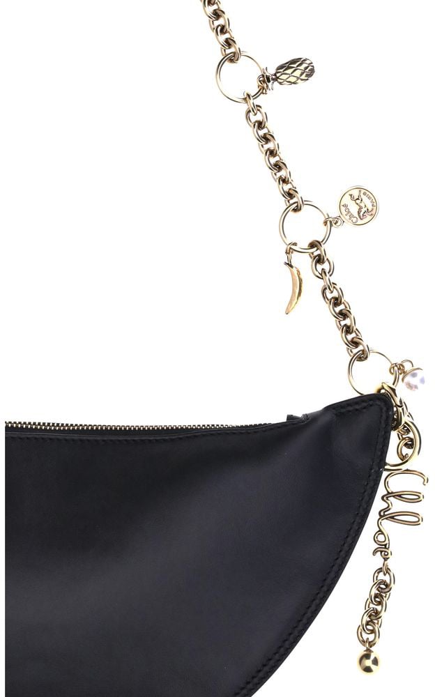 Chloé Black Calf Leather Bos Taurus Shoulder Bag