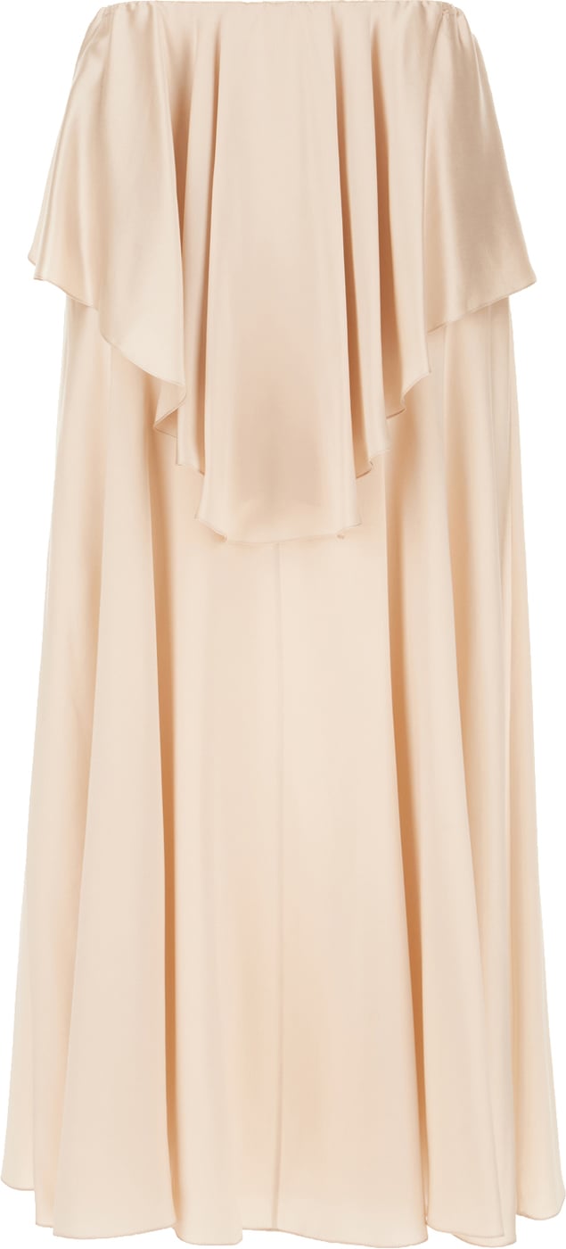 Chloe Powder pink silk skirt