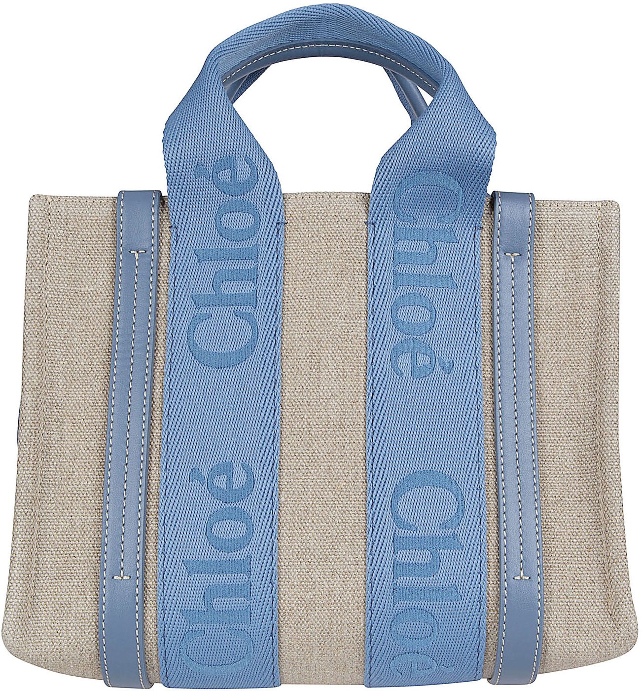 Structured Rectangular Linen Bag with Adjustable Strap