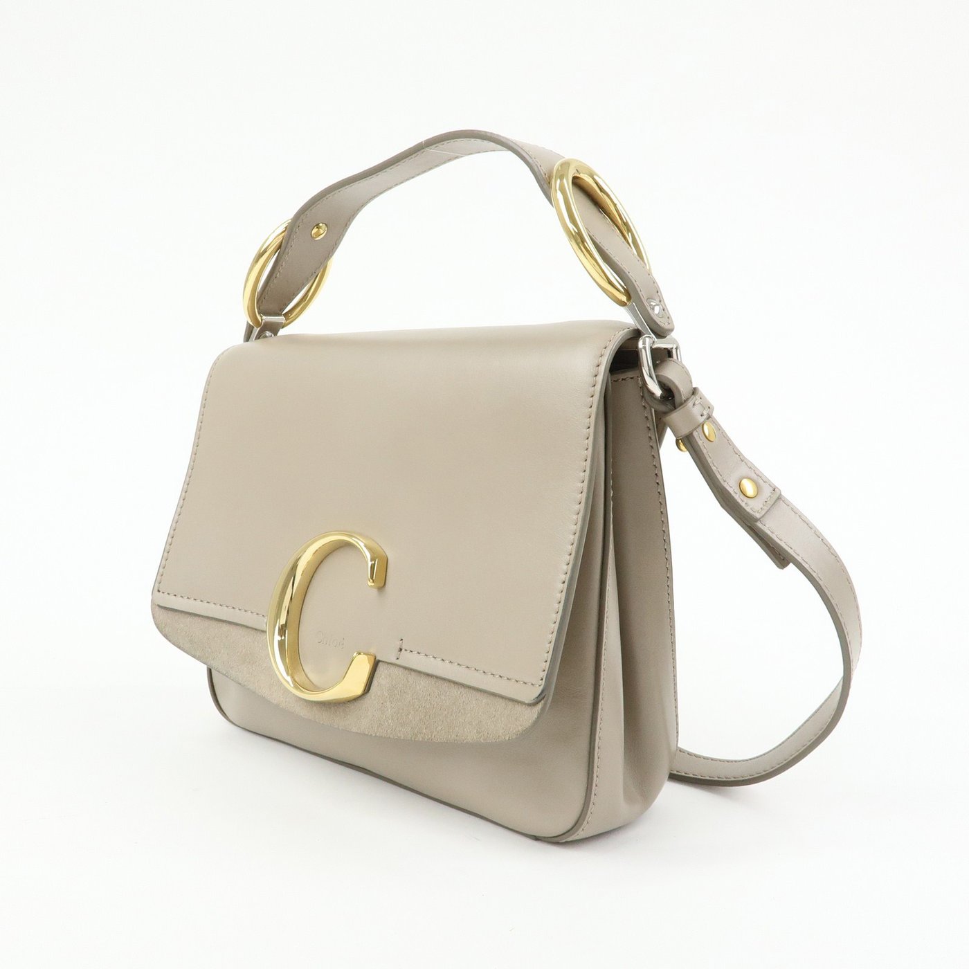 Chloe C Shoulder Bag Leather Mini