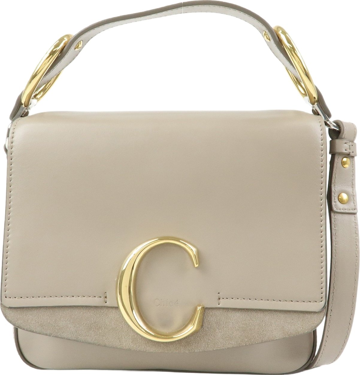 Chloe C Shoulder Bag Leather Mini