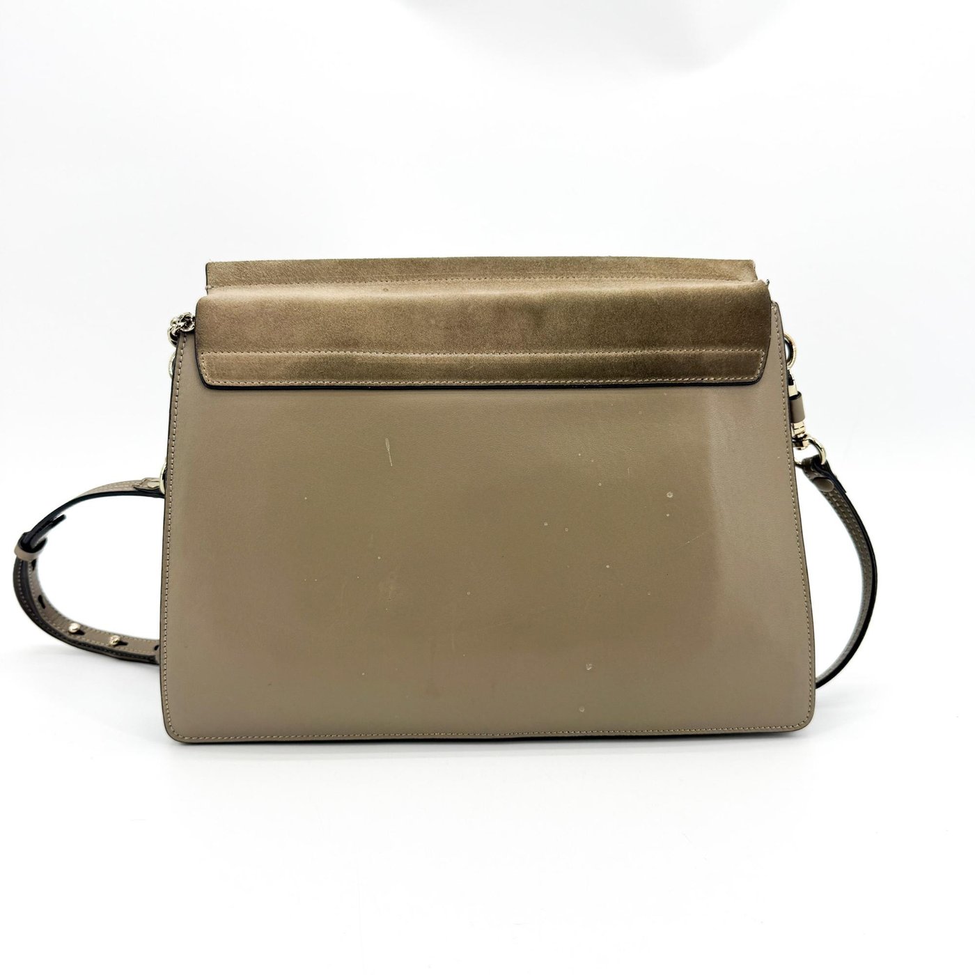 Chloe Faye Leather and Suede Medium