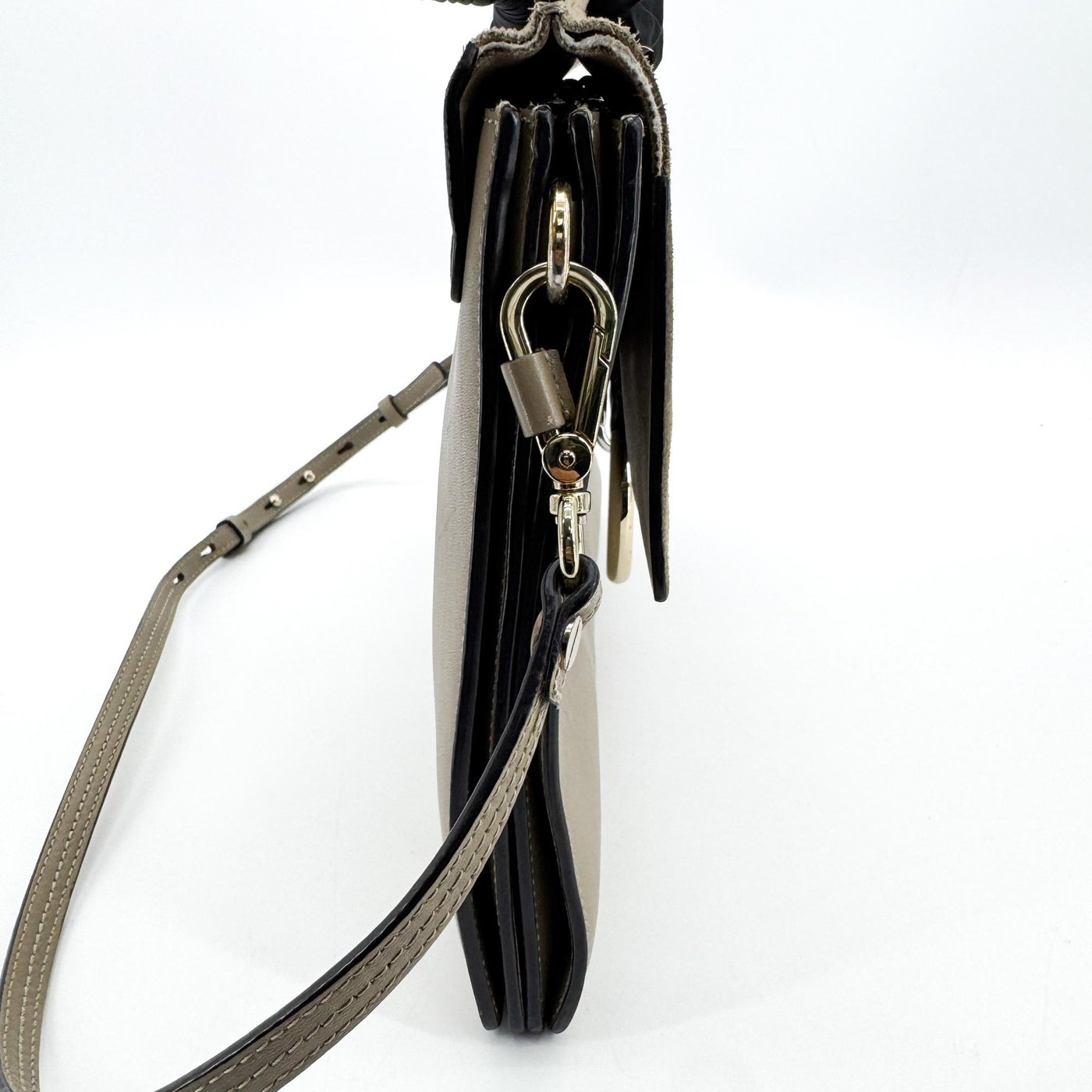 Chloe Faye Leather and Suede Medium