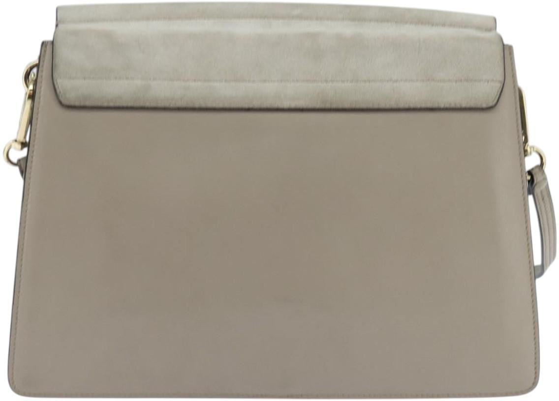 Chloe Faye Leather and Suede Medium
