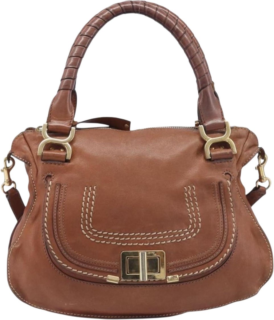 Chloe Marcie Satchel Leather Medium