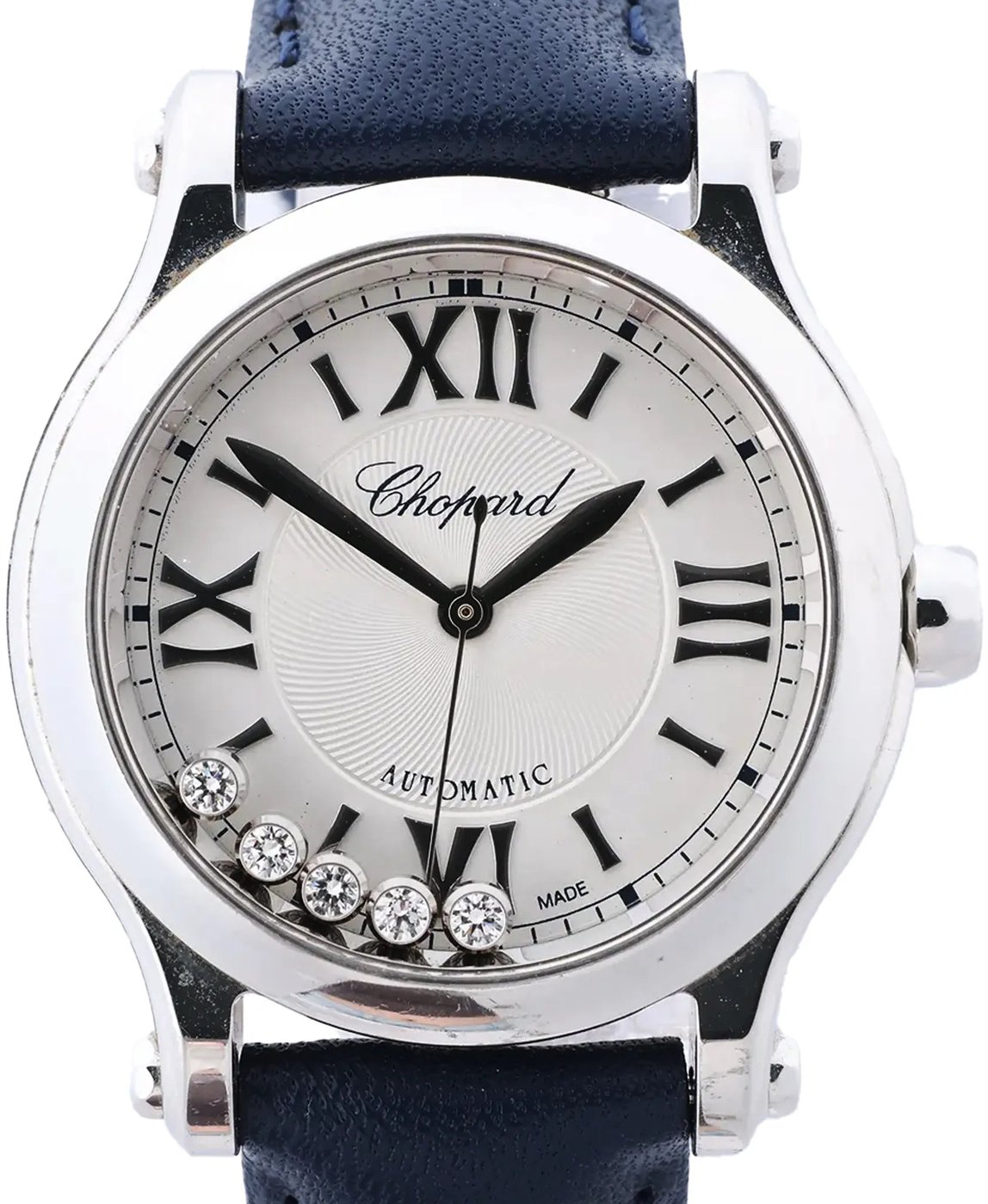 Chopard Happy Sport 278573-3001 1929925 SS AT Watch with Silver Dial