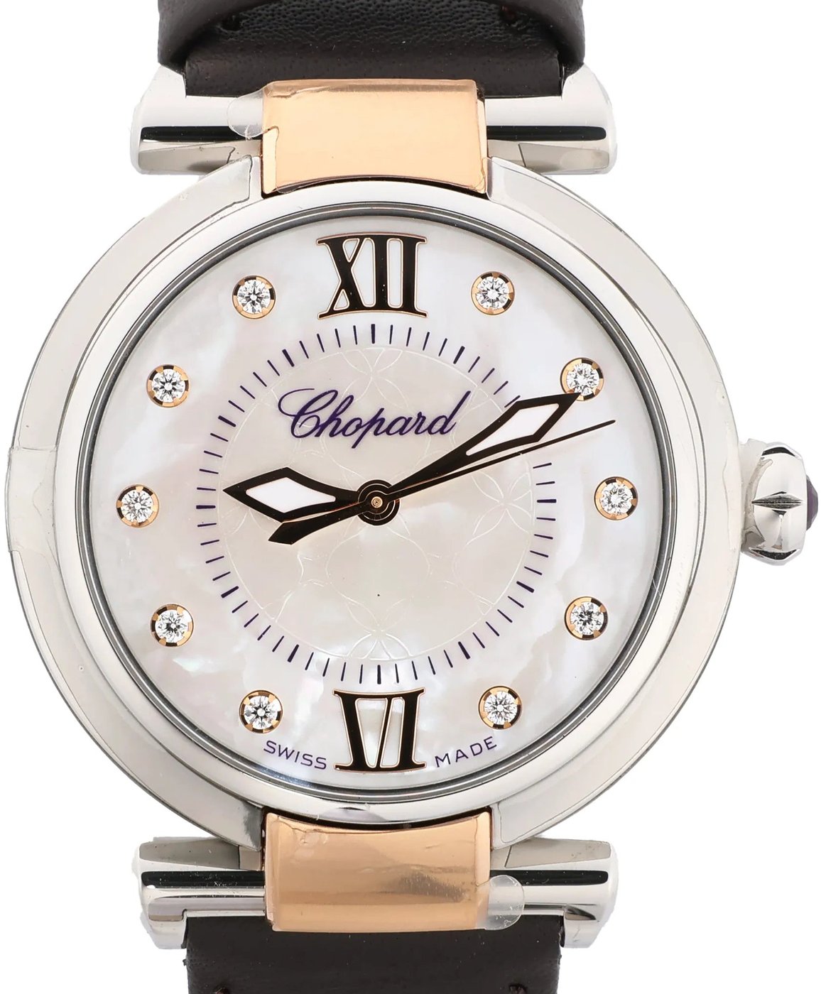 Chopard Imperiale 388563-6013 4064715 SS AT Watch with White Shell Dial