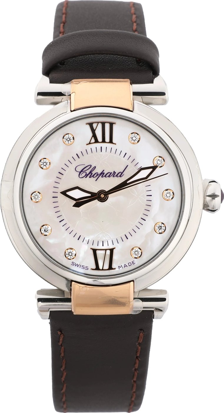 Chopard Imperiale 388563-6013 4064715 SS AT Watch with White Shell Dial