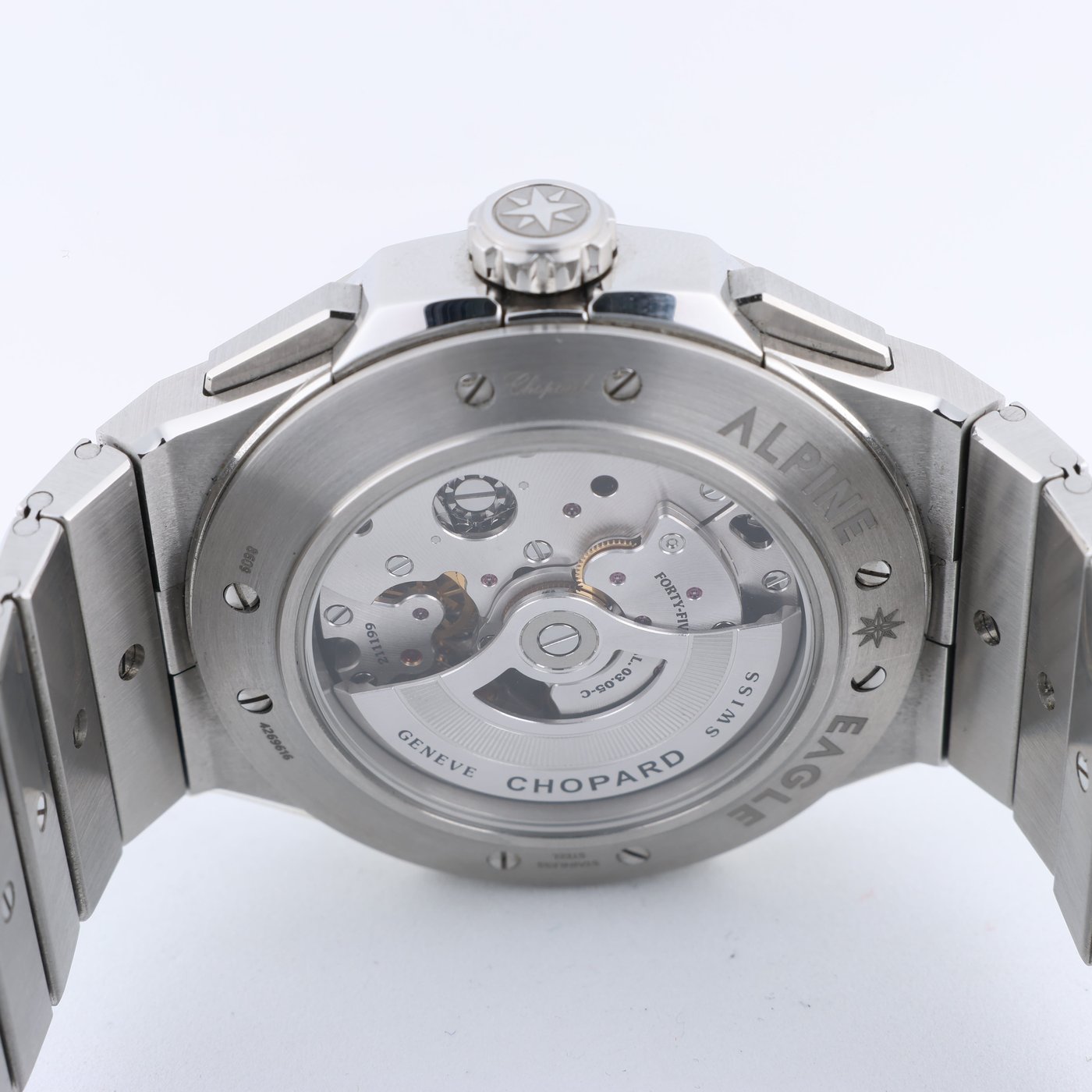 Chopard Alpine Eagle XL Chrono 298609-3001 SS AT Blue-Face Watch